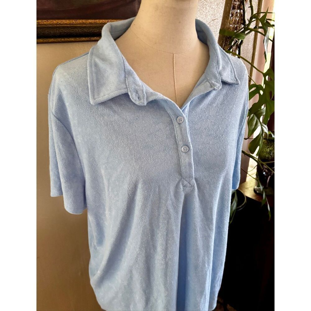 Love, Fire Polo in Blue - 1X